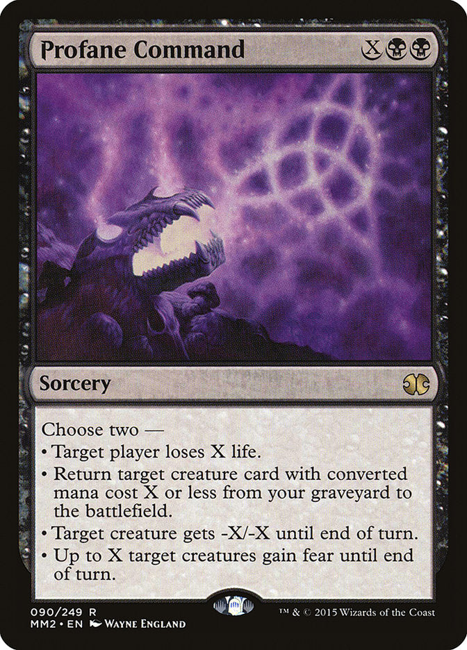 Profane Command [Modern Masters 2015] | Shuffle n Cut Hobbies & Games