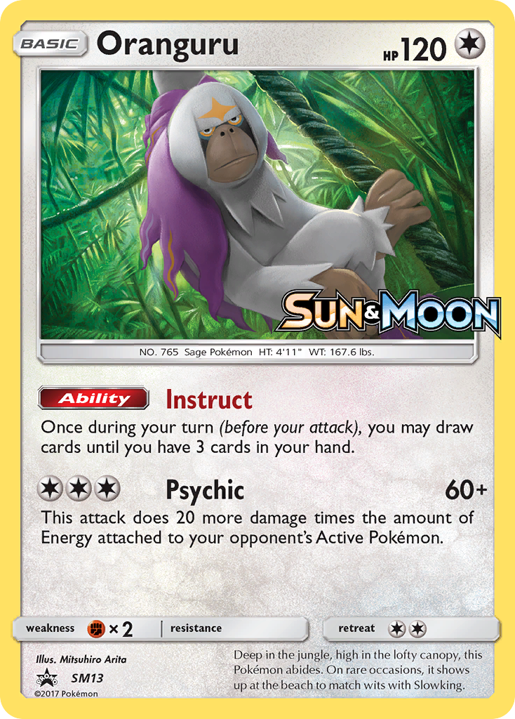 Oranguru (SM13) [Sun & Moon: Black Star Promos] | Shuffle n Cut Hobbies & Games