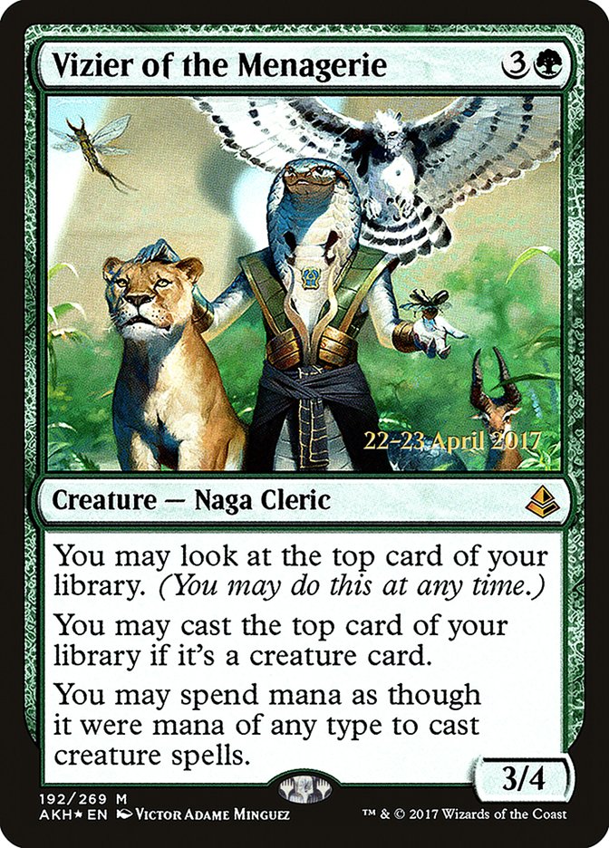 Vizier of the Menagerie [Amonkhet Prerelease Promos] | Shuffle n Cut Hobbies & Games