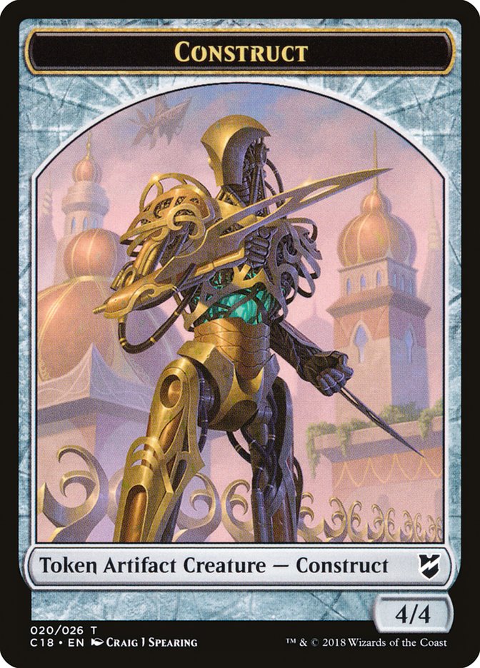 Construct Token (020/026) [Commander 2018 Tokens] | Shuffle n Cut Hobbies & Games