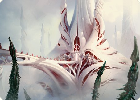 The Fair Basilica Art Card [Phyrexia: All Will Be One Art Series] | Shuffle n Cut Hobbies & Games