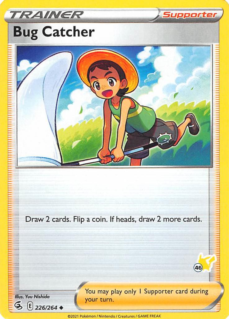 Bug Catcher (226/264) (Pikachu Stamp #46) [Battle Academy 2022] | Shuffle n Cut Hobbies & Games