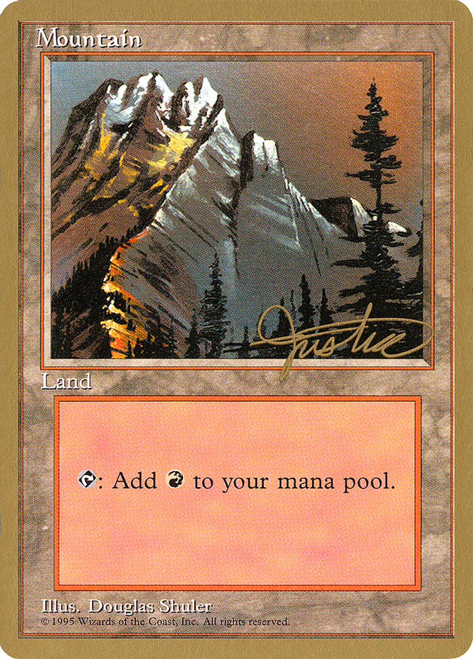 Mountain (mj373) (Mark Justice) [Pro Tour Collector Set] | Shuffle n Cut Hobbies & Games