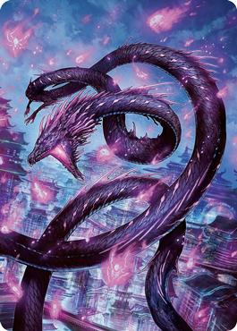Junji, the Midnight Sky 2 Art Card [Kamigawa: Neon Dynasty Art Series] | Shuffle n Cut Hobbies & Games