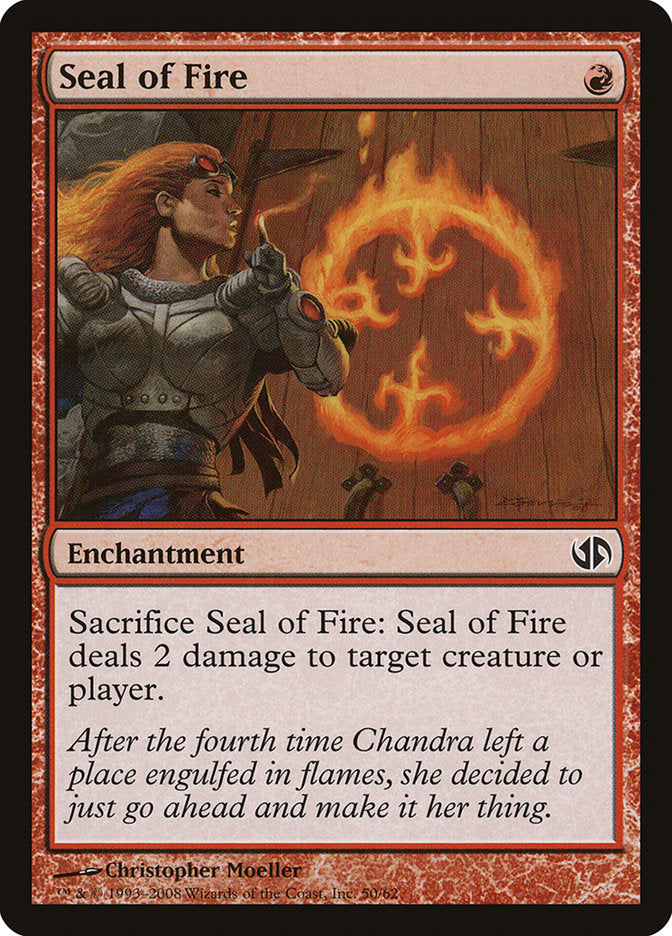 Seal of Fire [Duel Decks: Jace vs. Chandra] | Shuffle n Cut Hobbies & Games