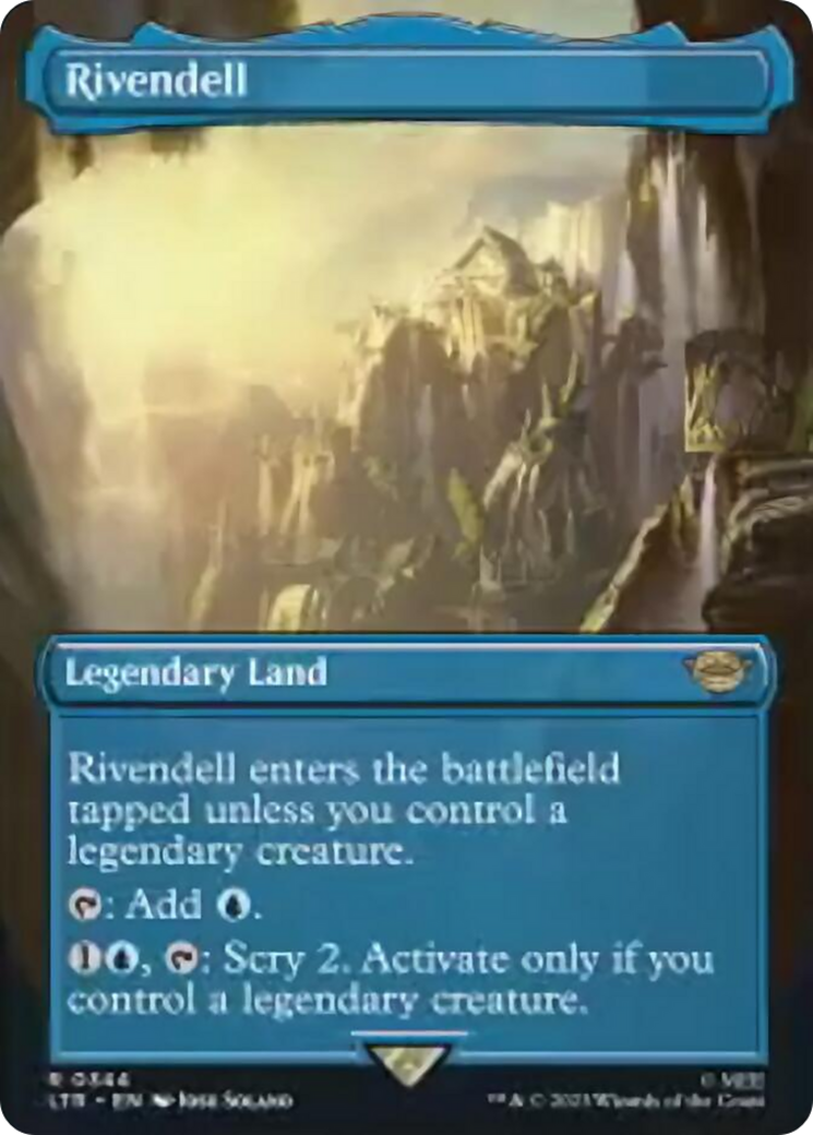 Rivendell (Borderless Alternate Art) [The Lord of the Rings: Tales of Middle-Earth] | Shuffle n Cut Hobbies & Games