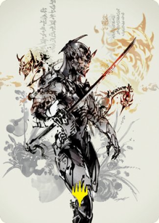 Satoru Umezawa 1 Art Card (Gold-Stamped Signature) [Kamigawa: Neon Dynasty Art Series] | Shuffle n Cut Hobbies & Games