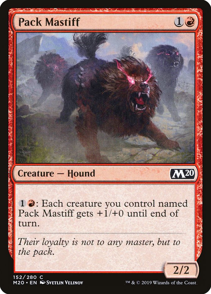 Pack Mastiff [Core Set 2020] | Shuffle n Cut Hobbies & Games