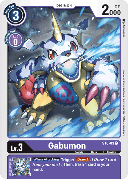 Gabumon [ST6-03] [Starter Deck: Venomous Violet] | Shuffle n Cut Hobbies & Games