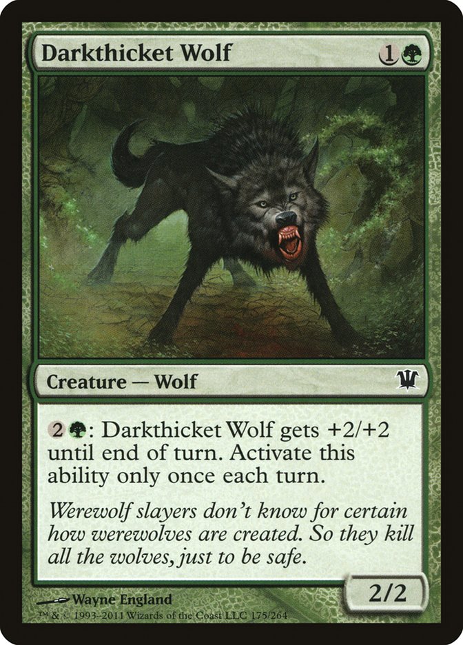 Darkthicket Wolf [Innistrad] | Shuffle n Cut Hobbies & Games