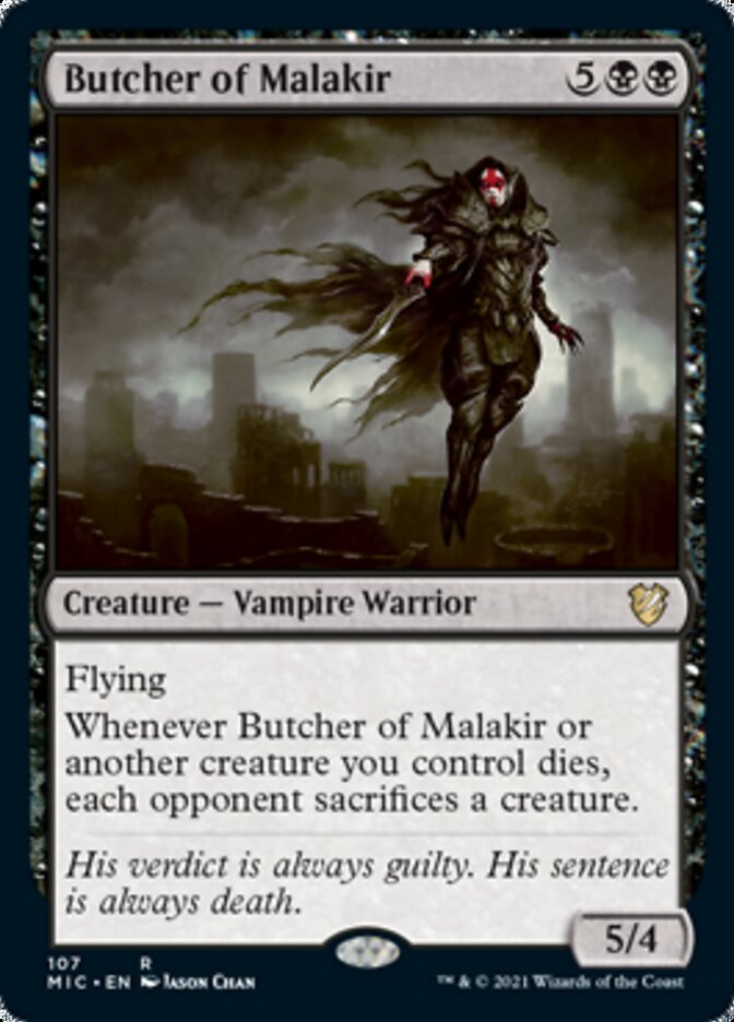 Butcher of Malakir [Innistrad: Midnight Hunt Commander] | Shuffle n Cut Hobbies & Games