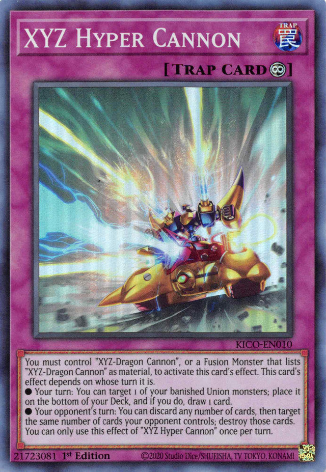 XYZ Hyper Cannon (Super Rare) [KICO-EN010] Super Rare | Shuffle n Cut Hobbies & Games