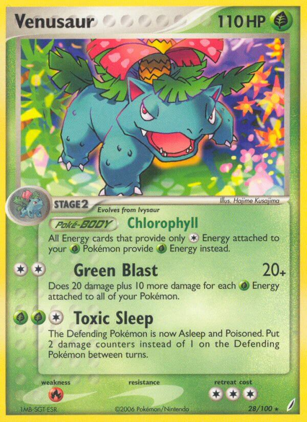 Venusaur (28/100) (Theme Deck Exclusive) [EX: Crystal Guardians] | Shuffle n Cut Hobbies & Games