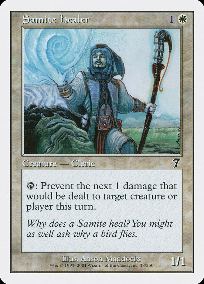 Samite Healer [Seventh Edition] | Shuffle n Cut Hobbies & Games