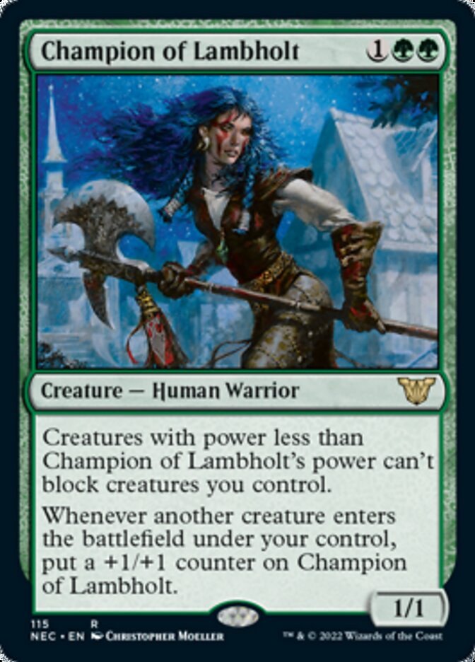 Champion of Lambholt [Kamigawa: Neon Dynasty Commander] | Shuffle n Cut Hobbies & Games