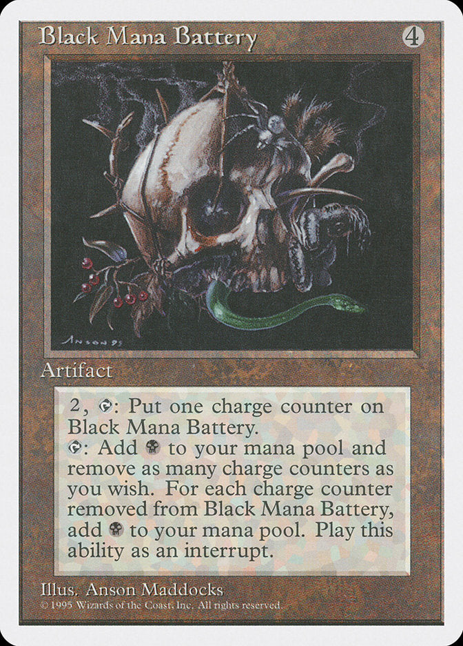 Black Mana Battery [Fourth Edition] | Shuffle n Cut Hobbies & Games