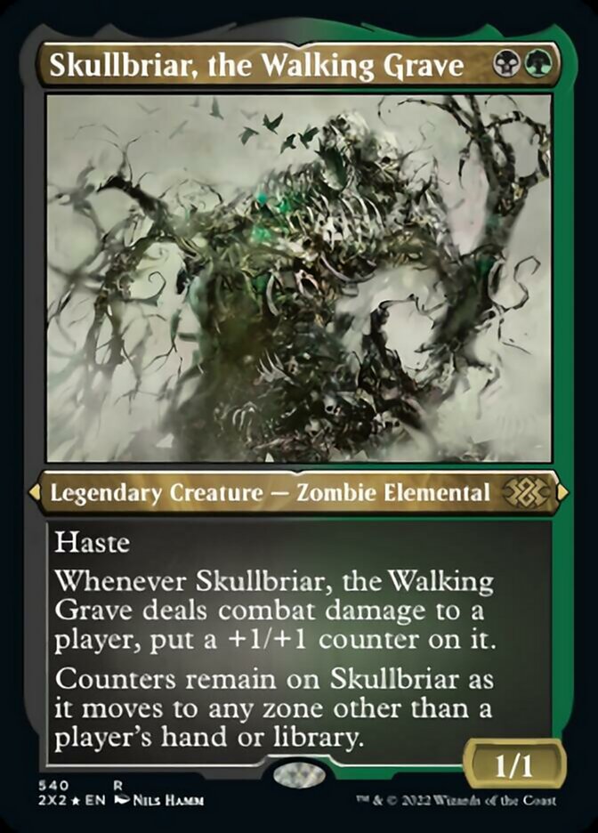 Skullbriar, the Walking Grave (Foil Etched) [Double Masters 2022] | Shuffle n Cut Hobbies & Games
