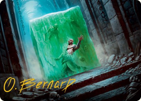 Gelatinous Cube Art Card (Gold-Stamped Signature) [Dungeons & Dragons: Adventures in the Forgotten Realms Art Series] | Shuffle n Cut Hobbies & Games