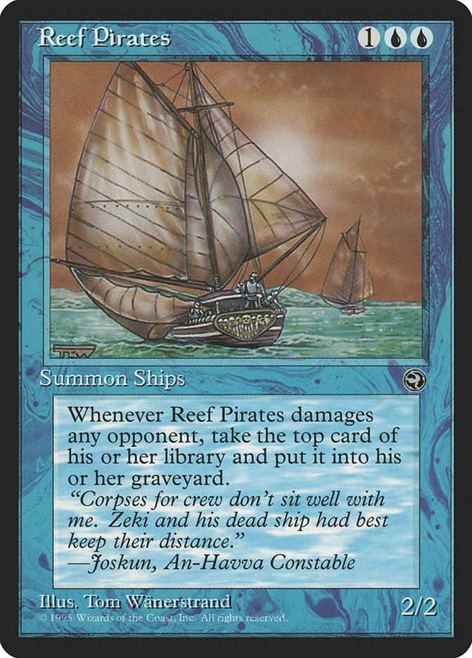 Reef Pirates (Joskun Flavor Text) [Homelands] | Shuffle n Cut Hobbies & Games