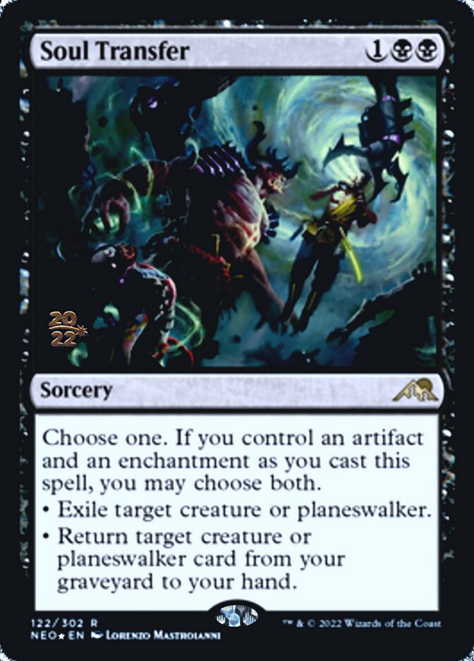 Soul Transfer [Kamigawa: Neon Dynasty Prerelease Promos] | Shuffle n Cut Hobbies & Games