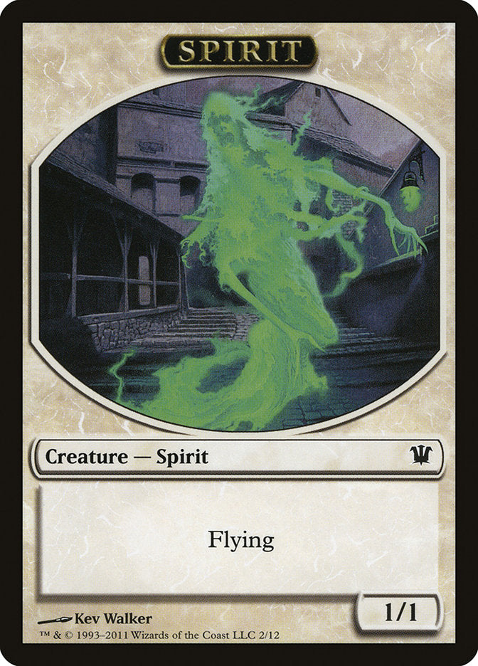 Spirit Token [Innistrad Tokens] | Shuffle n Cut Hobbies & Games