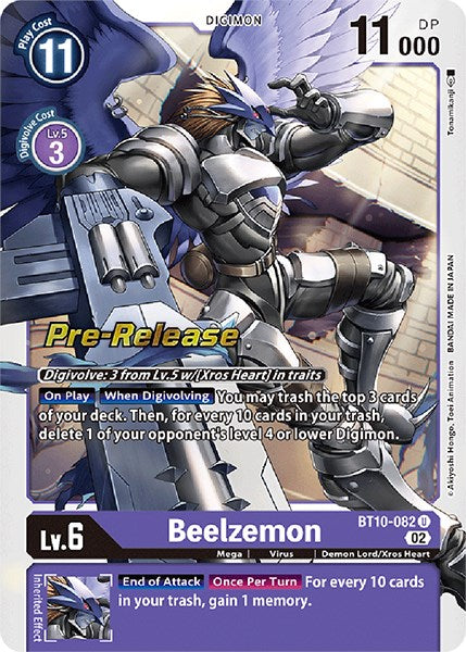 Beelzemon [BT10-082] [Xros Encounter Pre-Release Cards] | Shuffle n Cut Hobbies & Games