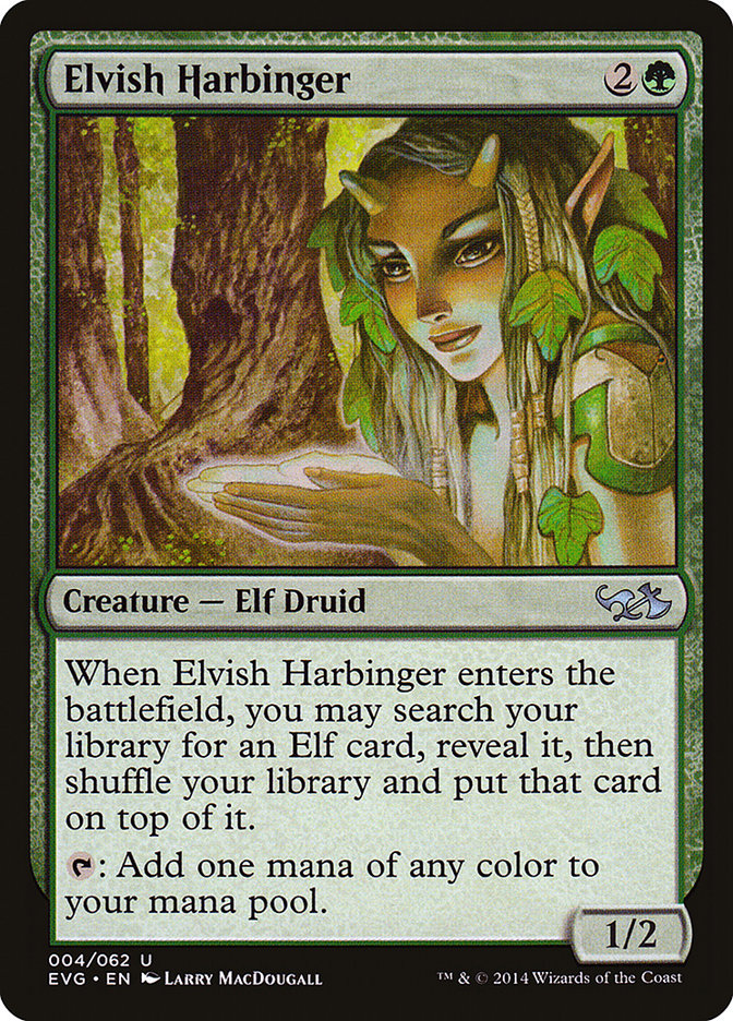 Elvish Harbinger (Elves vs. Goblins) [Duel Decks Anthology] | Shuffle n Cut Hobbies & Games