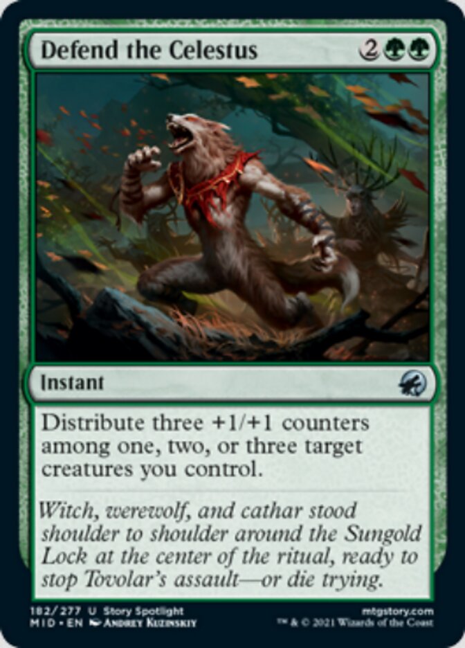 Defend the Celestus [Innistrad: Midnight Hunt] | Shuffle n Cut Hobbies & Games