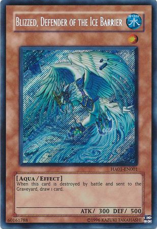 Blizzed, Defender of the Ice Barrier [HA01-EN001] Secret Rare | Shuffle n Cut Hobbies & Games