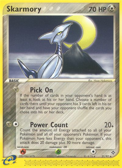 Skarmory (21/97) [EX: Dragon] | Shuffle n Cut Hobbies & Games