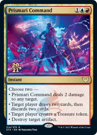 Prismari Command [Strixhaven: School of Mages Prerelease Promos] | Shuffle n Cut Hobbies & Games
