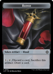 Blood // Vampire (0004) Double-Sided Token [The Lost Caverns of Ixalan Commander Tokens] | Shuffle n Cut Hobbies & Games