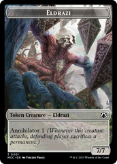 Eldrazi // Angel (4) Double-Sided Token [March of the Machine Commander Tokens] | Shuffle n Cut Hobbies & Games
