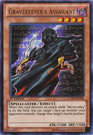 Gravekeeper's Assailant [LCYW-EN189] Ultra Rare | Shuffle n Cut Hobbies & Games
