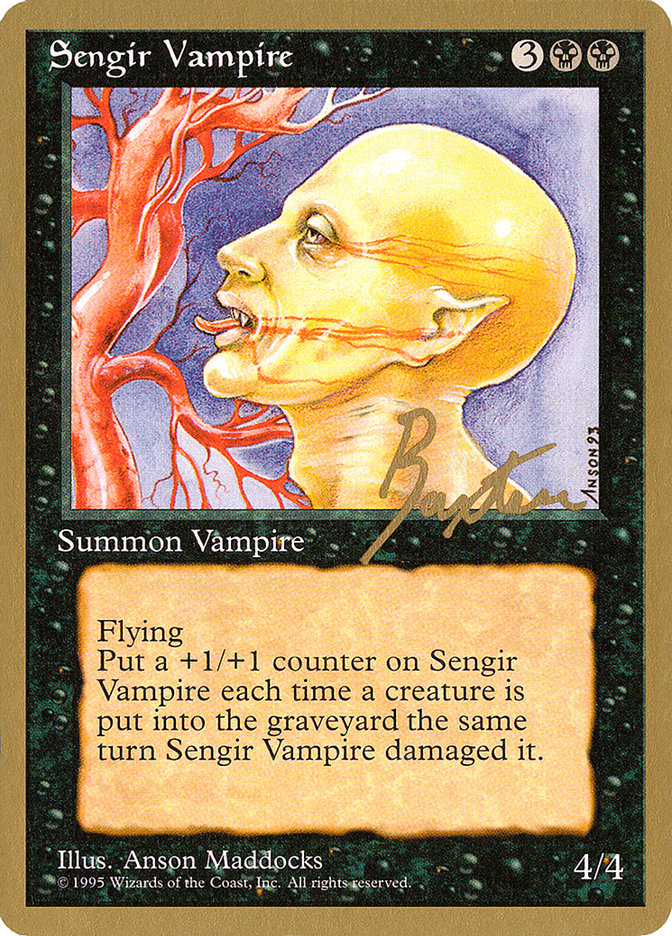 Sengir Vampire (George Baxter) [Pro Tour Collector Set] | Shuffle n Cut Hobbies & Games