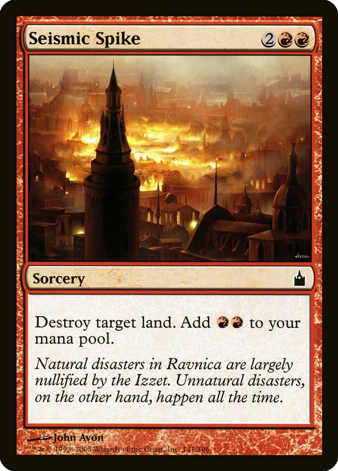 Seismic Spike [Ravnica: City of Guilds] | Shuffle n Cut Hobbies & Games