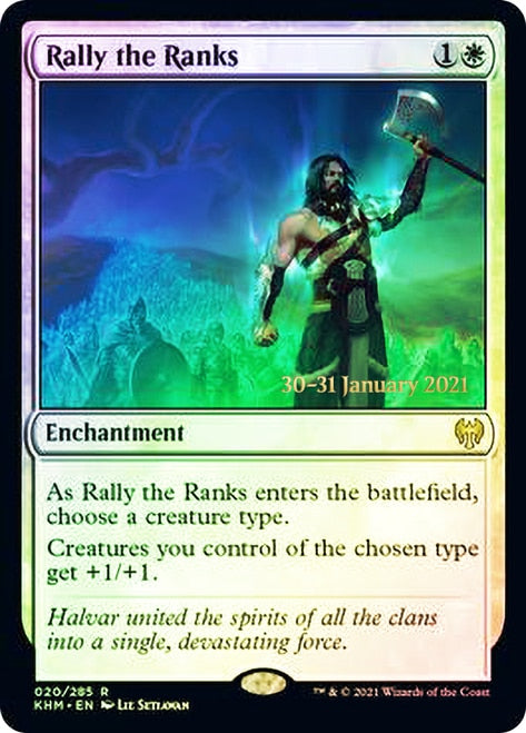 Rally the Ranks [Kaldheim Prerelease Promos] | Shuffle n Cut Hobbies & Games