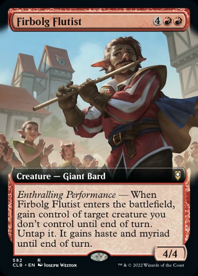 Firbolg Flutist (Extended Art) [Commander Legends: Battle for Baldur's Gate] | Shuffle n Cut Hobbies & Games