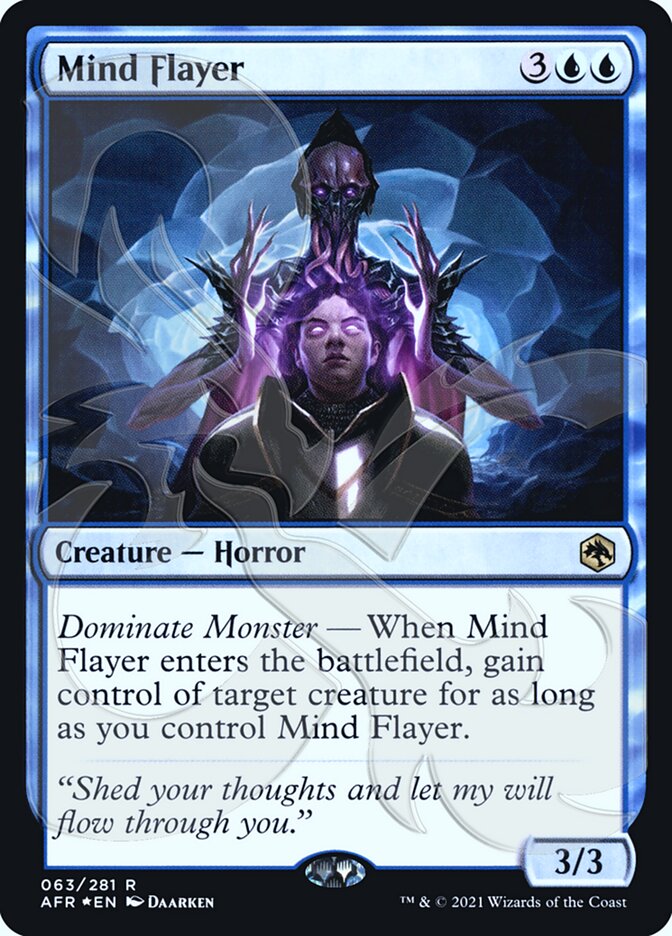 Mind Flayer (Ampersand Promo) [Dungeons & Dragons: Adventures in the Forgotten Realms Promos] | Shuffle n Cut Hobbies & Games