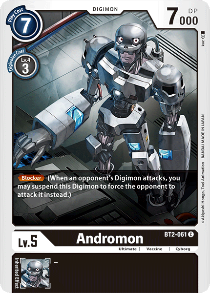 Andromon [BT2-061] [Release Special Booster Ver.1.0] | Shuffle n Cut Hobbies & Games