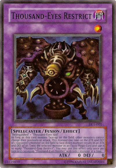 Thousand-Eyes Restrict [DL1-001] Super Rare | Shuffle n Cut Hobbies & Games