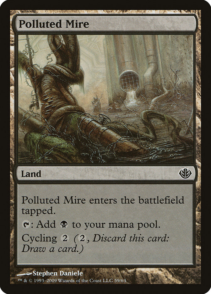 Polluted Mire [Duel Decks: Garruk vs. Liliana] | Shuffle n Cut Hobbies & Games