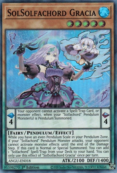 SolSolfachord Gracia (Super Rare) [ANGU-EN018] Super Rare | Shuffle n Cut Hobbies & Games