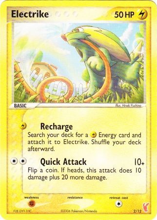 Electrike (2/12) [EX: Trainer Kit 2 - Plusle] | Shuffle n Cut Hobbies & Games