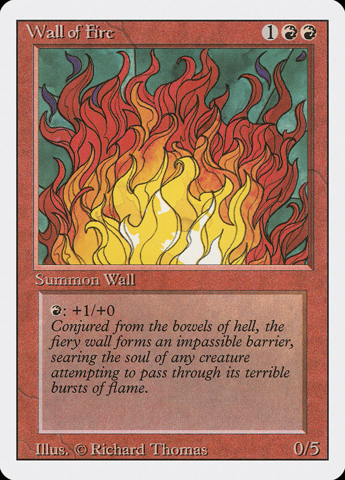 Wall of Fire [Revised Edition] | Shuffle n Cut Hobbies & Games