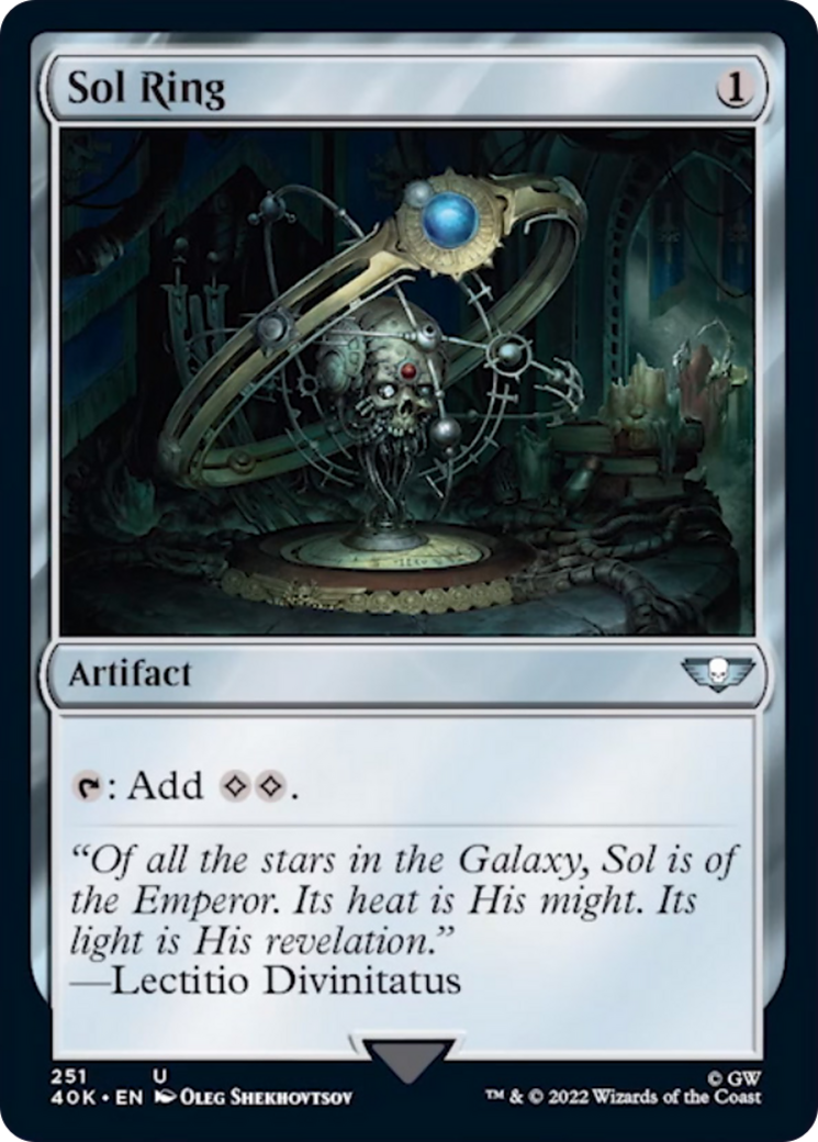 Sol Ring (251) (Surge Foil) [Warhammer 40,000] | Shuffle n Cut Hobbies & Games