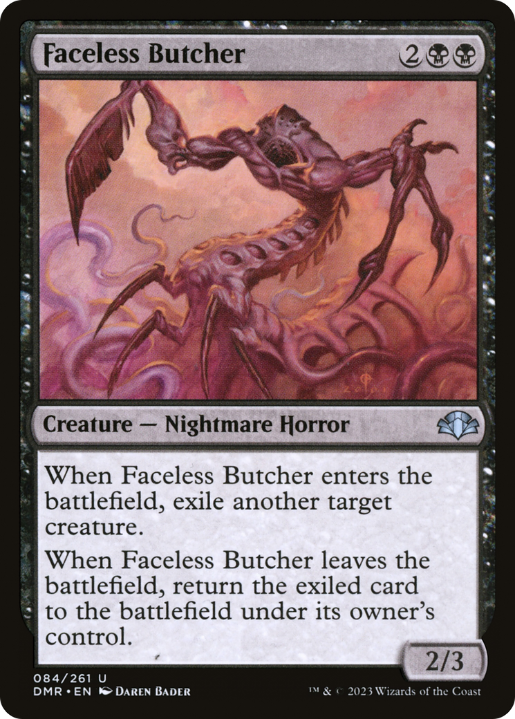 Faceless Butcher [Dominaria Remastered] | Shuffle n Cut Hobbies & Games