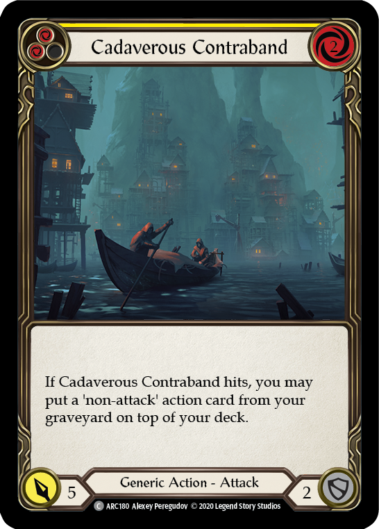 Cadaverous Contraband (Yellow) [ARC180] Unlimited Edition Normal | Shuffle n Cut Hobbies & Games