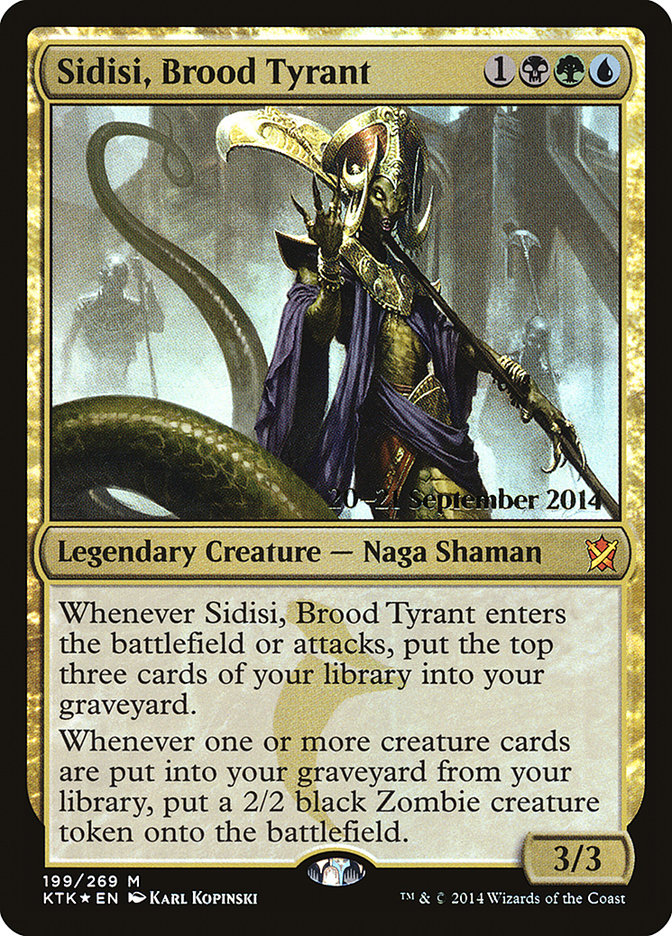 Sidisi, Brood Tyrant [Khans of Tarkir Prerelease Promos] | Shuffle n Cut Hobbies & Games