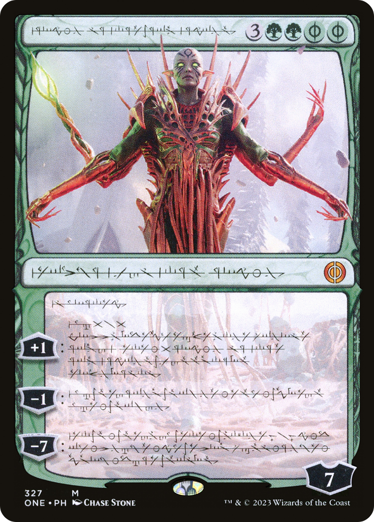 Nissa, Ascended Animist (Phyrexian) [Phyrexia: All Will Be One] | Shuffle n Cut Hobbies & Games